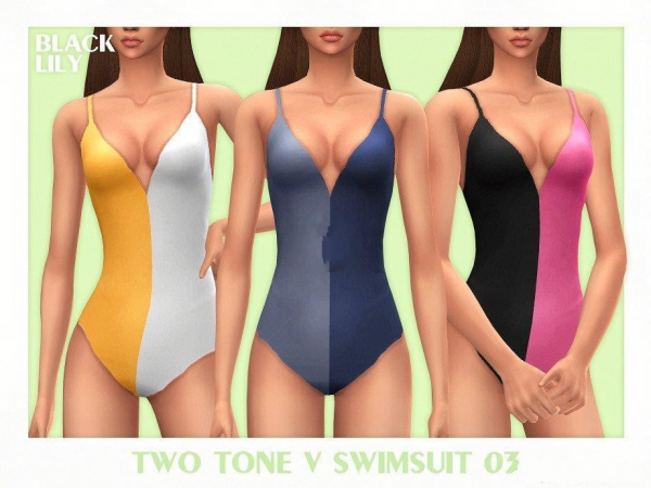《模拟人生4》女性双色吊带泳衣MOD-IGTA奇幻游戏城-GTA5MOD资源网