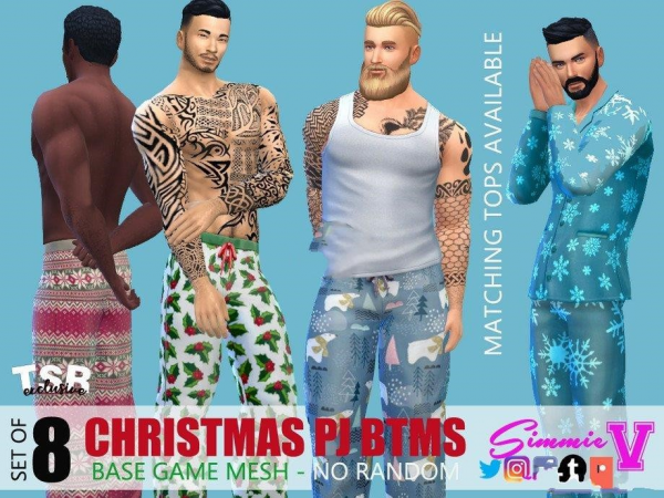 《模拟人生4》男士节日睡裤MOD-IGTA奇幻游戏城-GTA5MOD资源网