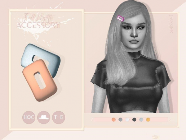 《模拟人生4》女性空心长方形发夹MOD-IGTA奇幻游戏城-GTA5MOD资源网