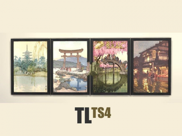 《模拟人生4》亚洲风格艺术挂画MOD-IGTA奇幻游戏城-GTA5MOD资源网
