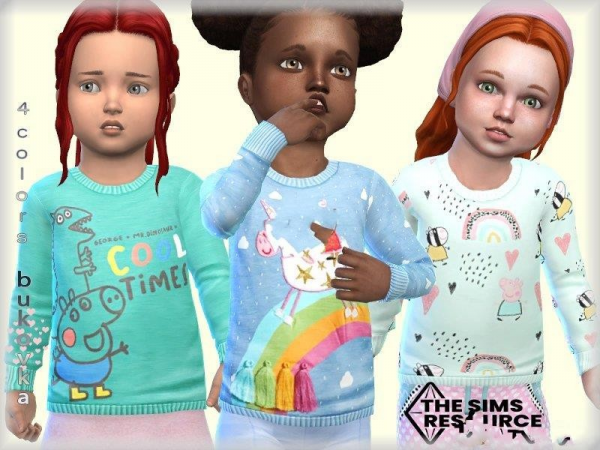 《模拟人生4》女童小猪佩奇毛衣MOD-IGTA奇幻游戏城-GTA5MOD资源网