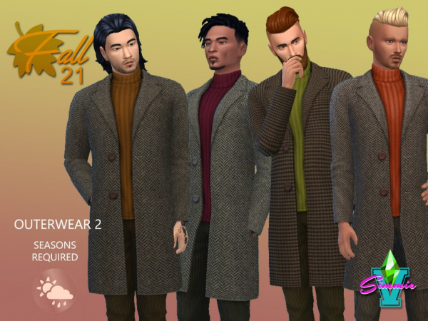 《模拟人生4》经典粗花呢高领大衣MOD-IGTA奇幻游戏城-GTA5MOD资源网