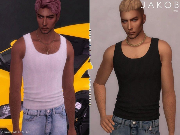 《模拟人生4》男士的简洁背心MOD-IGTA奇幻游戏城-GTA5MOD资源网