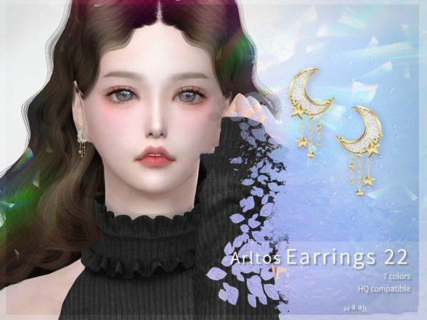 《模拟人生4》月亮星星金属钻石耳环MOD-IGTA奇幻游戏城-GTA5MOD资源网