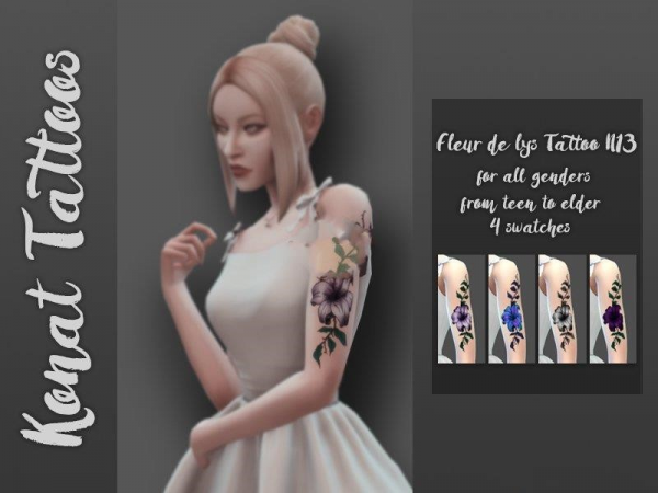 《模拟人生4》美丽手臂印花纹身MOD-IGTA奇幻游戏城-GTA5MOD资源网