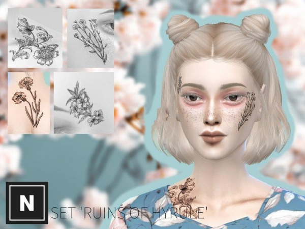 《模拟人生4》脸部简洁印花纹身MOD-IGTA奇幻游戏城-GTA5MOD资源网