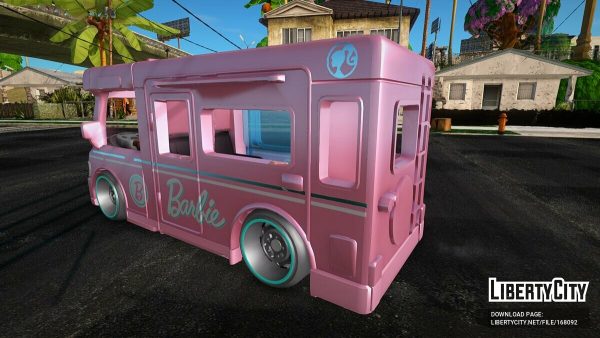 [GTA:圣安地列斯MOD]芭比梦幻露营车-IGTA奇幻游戏城-GTA5MOD资源网