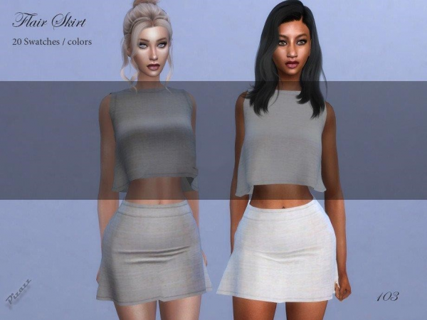 《模拟人生4》女性宽松褶皱短裙MOD-IGTA奇幻游戏城-GTA5MOD资源网