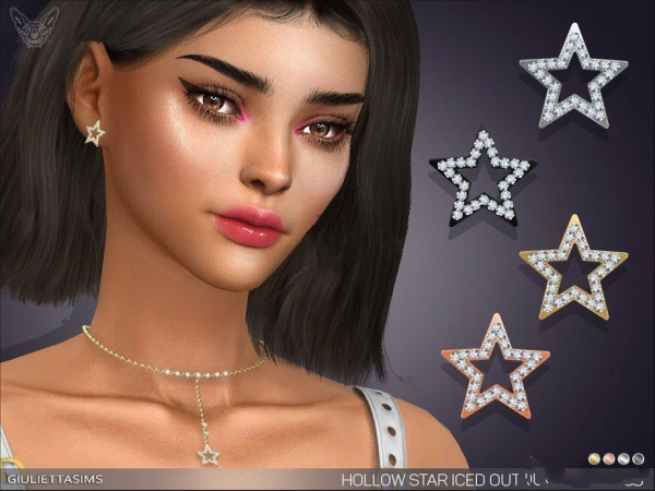 《模拟人生4》女性五角星钻石耳环MOD-IGTA奇幻游戏城-GTA5MOD资源网