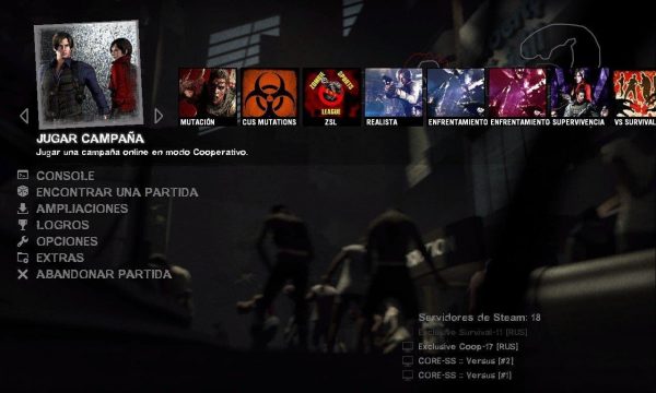 《求生之路2》生化危机6主菜单-IGTA奇幻游戏城-GTA5MOD资源网