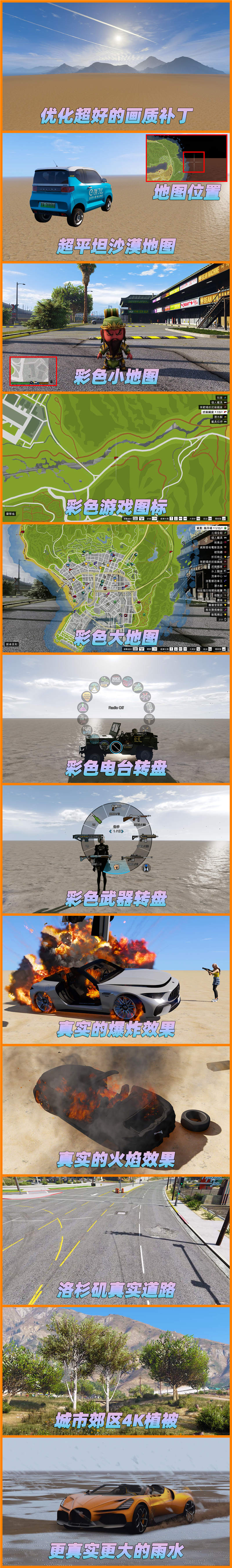 图片[2]-GTA5 v1.36 整合版 真实画质 318位精品人物 318辆现实载具 平坦沙漠地图 [载具-人物-脚本-画质-环境-道路-地图] [赠送：修改器 运行库 无限金币 通关存档]【81.9GB】-IGTA奇幻游戏城-GTA5MOD资源网