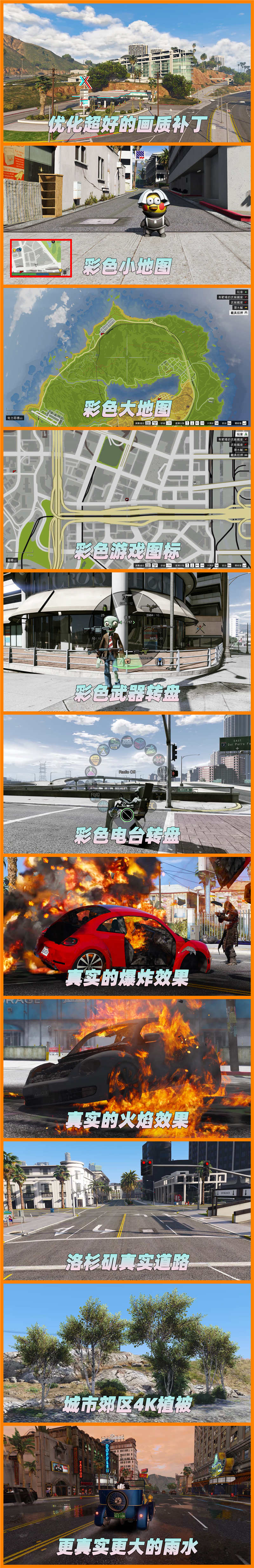 图片[2]-GTA5 v1.36 整合版 真实画质 289位精品人物 888辆现实载具 丧尸入侵 [载具-人物-武器-脚本-画质-环境-道路-地图] [赠送：修改器 运行库 无限金币 通关存档]【93.0GB】-IGTA奇幻游戏城-GTA5MOD资源网