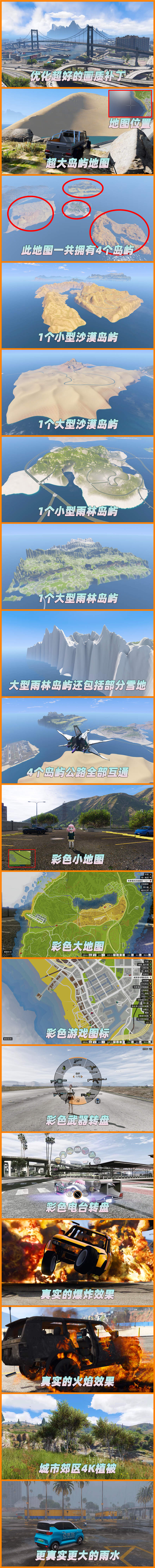 图片[2]-GTA5 v1.41 整合版 真实画质 369位精品人物 951辆现实载具 4个超大岛屿地图 驾驶员的天堂 [载具-人物-脚本-画质-环境-地图] [赠送：修改器 运行库 无限金币 通关存档]【98.6GB】-IGTA奇幻游戏城-GTA5MOD资源网