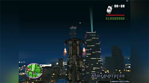 [圣安地列斯]仿VC摩天大楼蓝色光束-IGTA奇幻游戏城-GTA5MOD资源网