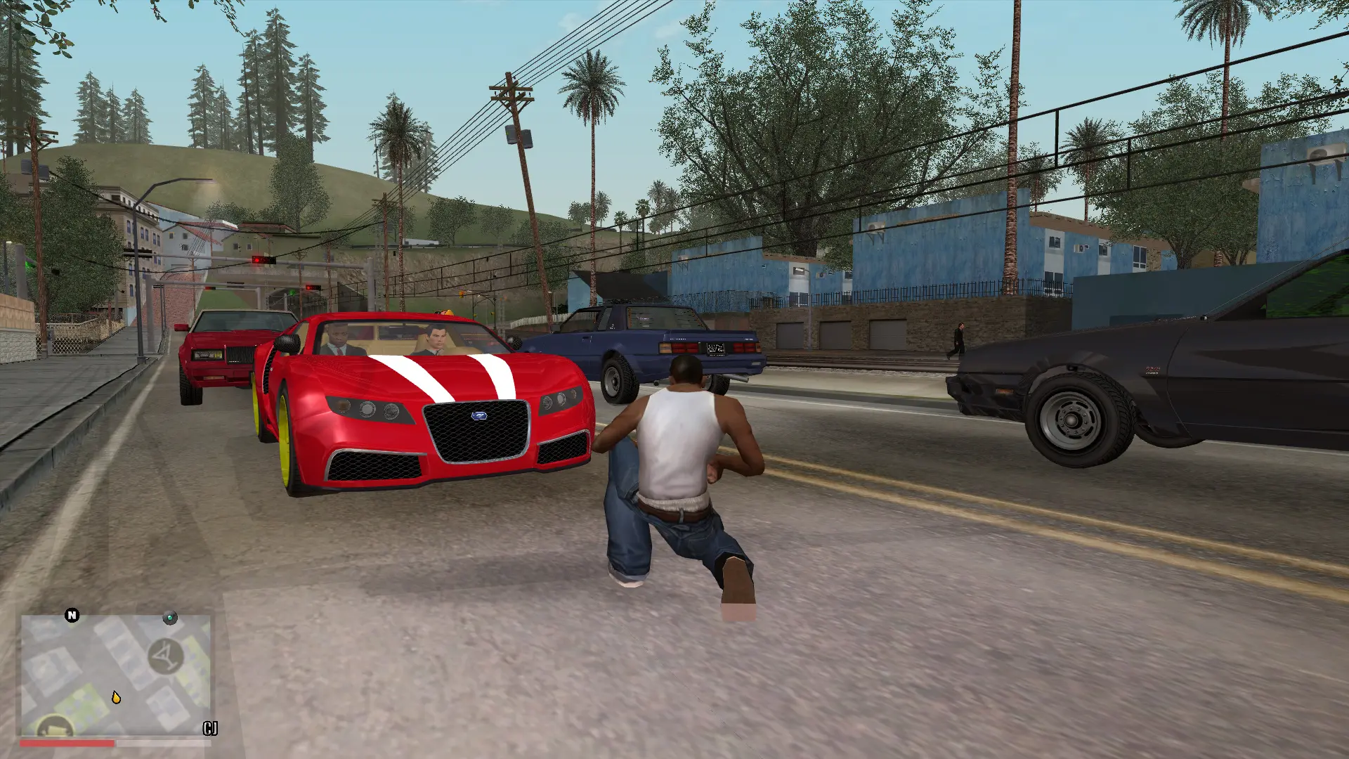 图片[2]-GTASA 圣安地列斯MOD：重返黄金州 仿GTA5极致大型整合汉化版 真实西海岸 真实植被 全替换现实载具 赠送：运行库 通关存档 修改器 [6.04 GB]-我爱模组网-GTA5MOD下载资源网