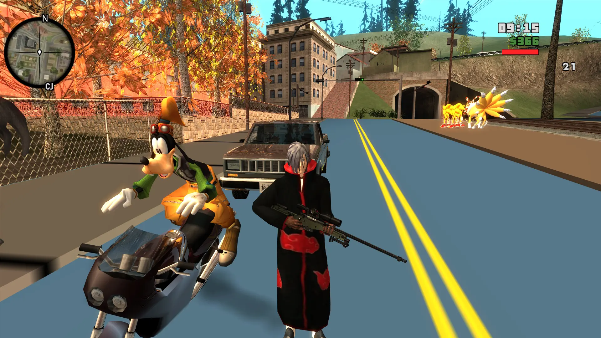 图片[5]-GTASA 圣安地列斯 动漫主题整合版 动漫人物+专属载具+独特地图合集 Win11光影重制 | 汉化流畅+60FPS优化 [赠送：运行库 通关存档 无限金币] [5.52 GB]-IGTA奇幻游戏城-GTA5MOD资源网