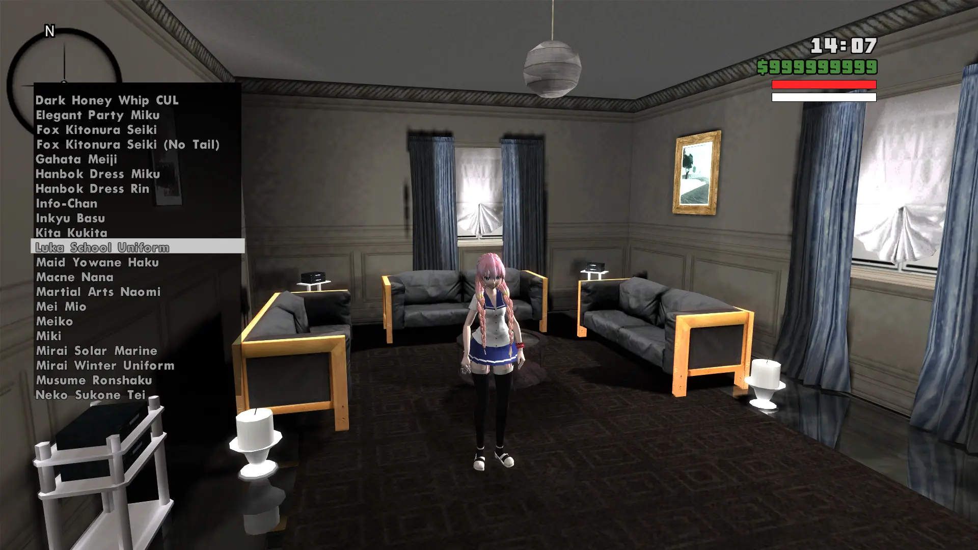 图片[9]-GTASA 圣安地列斯 萌妹动漫二次元114位超多女生妹子角色整合版 动漫语音包 超真实纹理 高清汉化整合版 Win11最新光影舒适色调流畅版 稳定60FPS 超强优化 [赠送：运行库 游戏存档 贴心工具] [8.80 GB]-单机屋-GTA5MOD下载站-好玩的单机游戏网