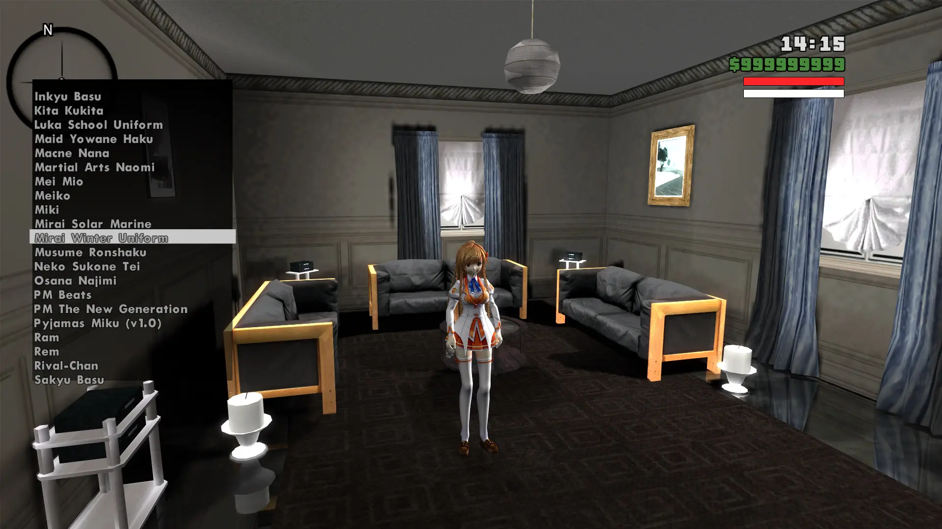 图片[10]-GTASA 圣安地列斯 萌妹动漫二次元114位超多女生妹子角色整合版 动漫语音包 超真实纹理 高清汉化整合版 Win11最新光影舒适色调流畅版 稳定60FPS 超强优化 [赠送：运行库 游戏存档 贴心工具] [8.80 GB]-单机屋-GTA5MOD下载站-好玩的单机游戏网