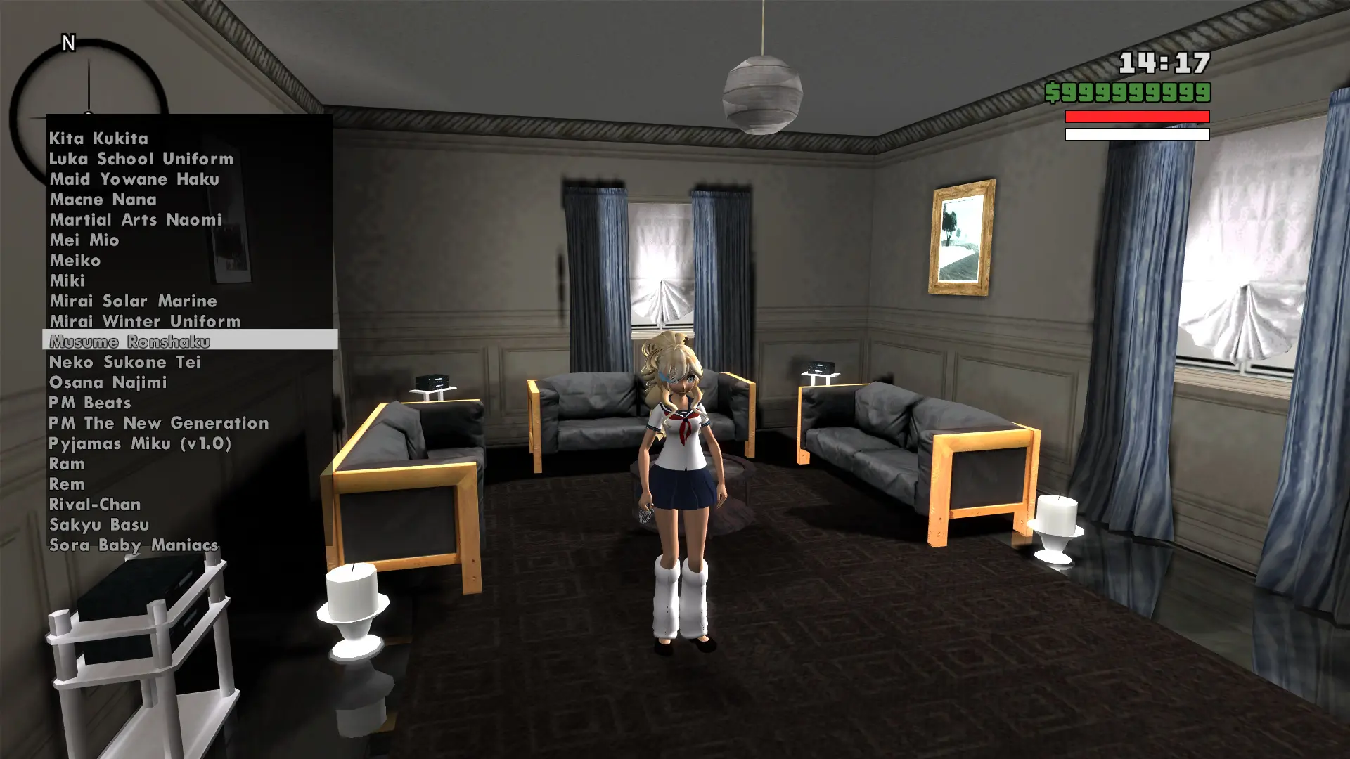 图片[11]-GTASA 圣安地列斯 萌妹动漫二次元114位超多女生妹子角色整合版 动漫语音包 超真实纹理 高清汉化整合版 Win11最新光影舒适色调流畅版 稳定60FPS 超强优化 [赠送：运行库 游戏存档 贴心工具] [8.80 GB]-单机屋-GTA5MOD下载站-好玩的单机游戏网