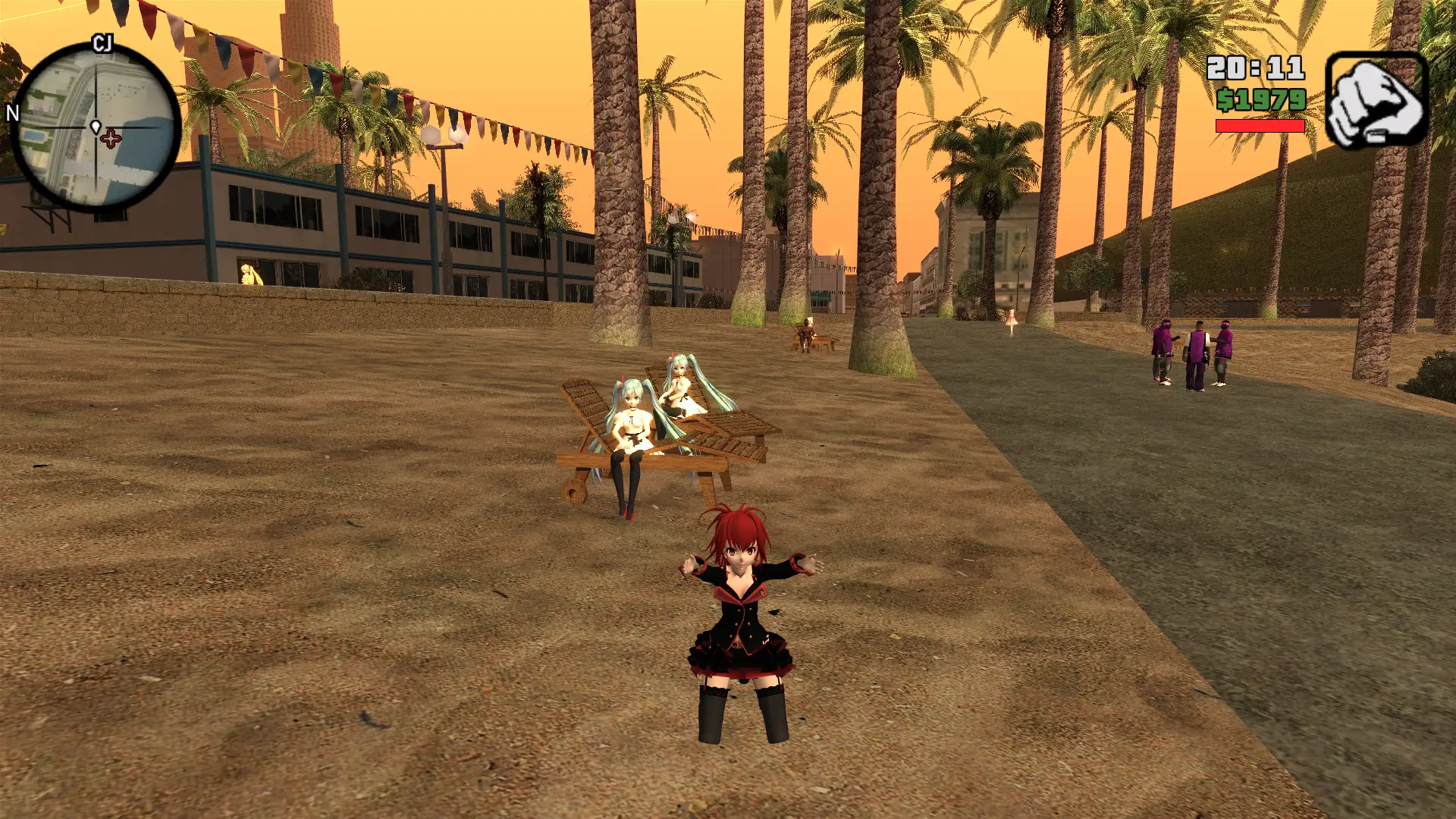 图片[7]-GTASA 圣安地列斯 萌妹动漫二次元114位超多女生妹子角色整合版 动漫语音包 超真实纹理 高清汉化整合版 Win11最新光影舒适色调流畅版 稳定60FPS 超强优化 [赠送：运行库 游戏存档 贴心工具] [8.80 GB]-单机屋-GTA5MOD下载站-好玩的单机游戏网