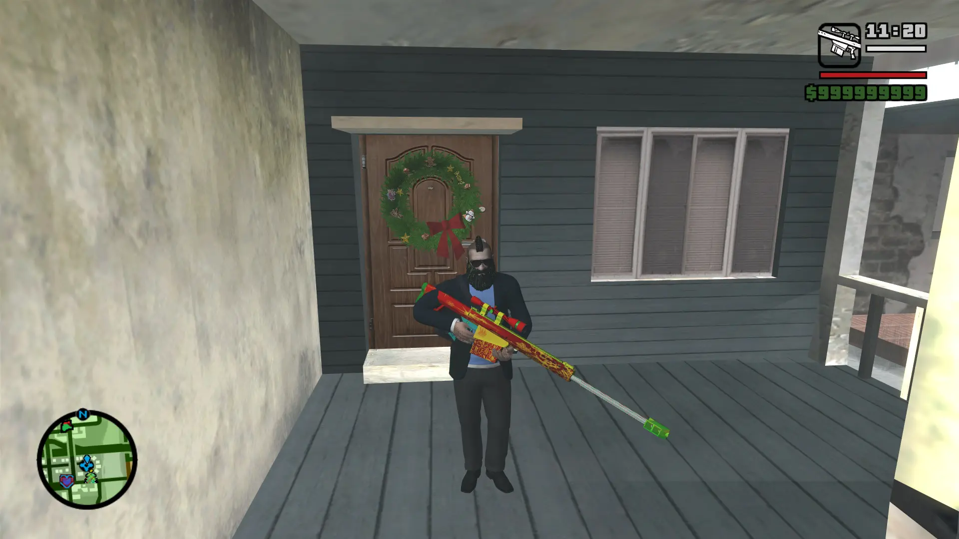 图片[2]-GTA 圣安地列斯 圣诞节 雪天冬季 精品汉化整合版 大雪冬季2.0升级版 Win11最新光影舒适色调流畅版 大屏优化 FPS优化 真实武器包 汉化版 [赠送：运行库 通关存档 无限金币] [6.02 GB]-IGTA奇幻游戏城-GTA5MOD资源网