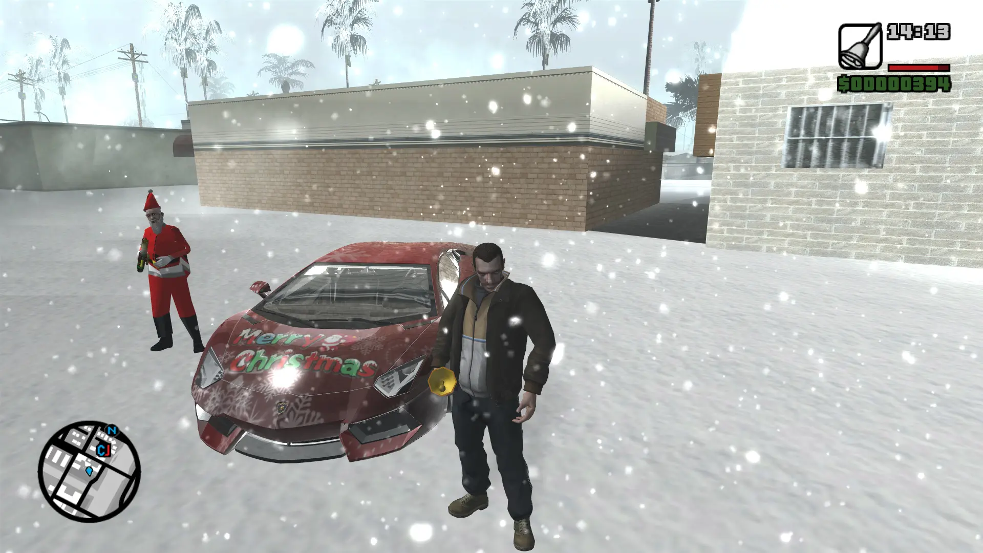 图片[7]-GTA 圣安地列斯 圣诞节 雪天冬季 精品汉化整合版 大雪冬季2.0升级版 Win11最新光影舒适色调流畅版 大屏优化 FPS优化 真实武器包 汉化版 [赠送：运行库 通关存档 无限金币] [6.02 GB]-IGTA奇幻游戏城-GTA5MOD资源网