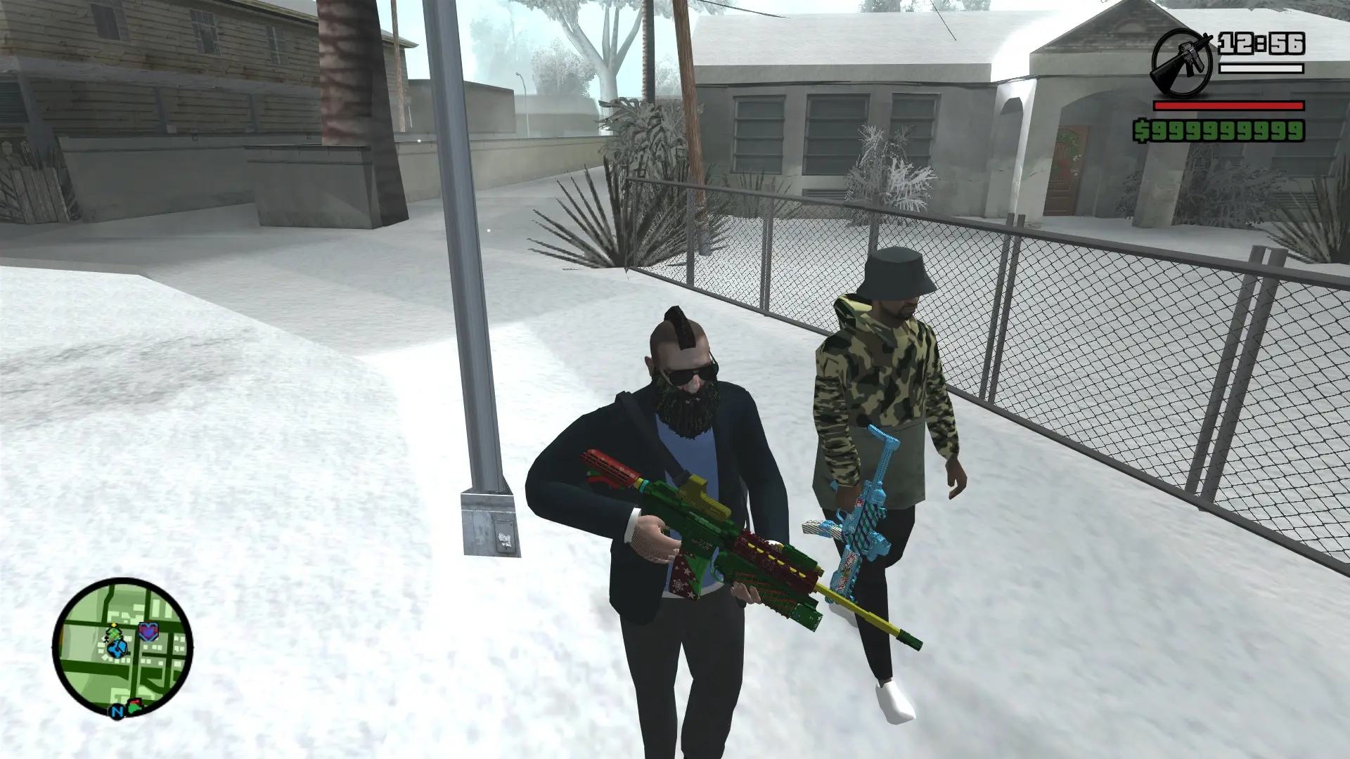 图片[14]-GTA 圣安地列斯 圣诞节 雪天冬季 精品汉化整合版 大雪冬季2.0升级版 Win11最新光影舒适色调流畅版 大屏优化 FPS优化 真实武器包 汉化版 [赠送：运行库 通关存档 无限金币] [6.02 GB]-IGTA奇幻游戏城-GTA5MOD资源网