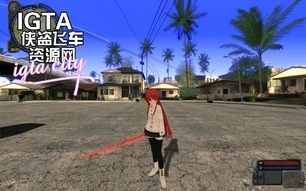 [圣安地列斯]绯红夏娜秋季装-IGTA奇幻游戏城-GTA5MOD资源网