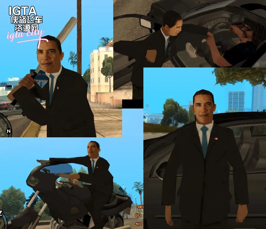 [圣安地列斯]美国总统奥巴马-IGTA奇幻游戏城-GTA5MOD资源网