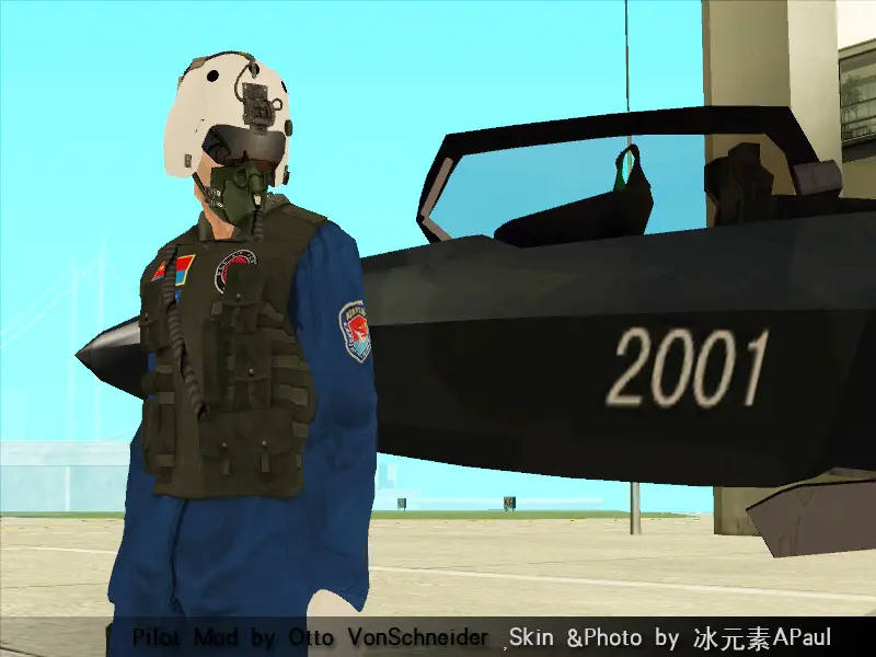 [圣安地列斯]中国空军飞行员-IGTA奇幻游戏城-GTA5MOD资源网