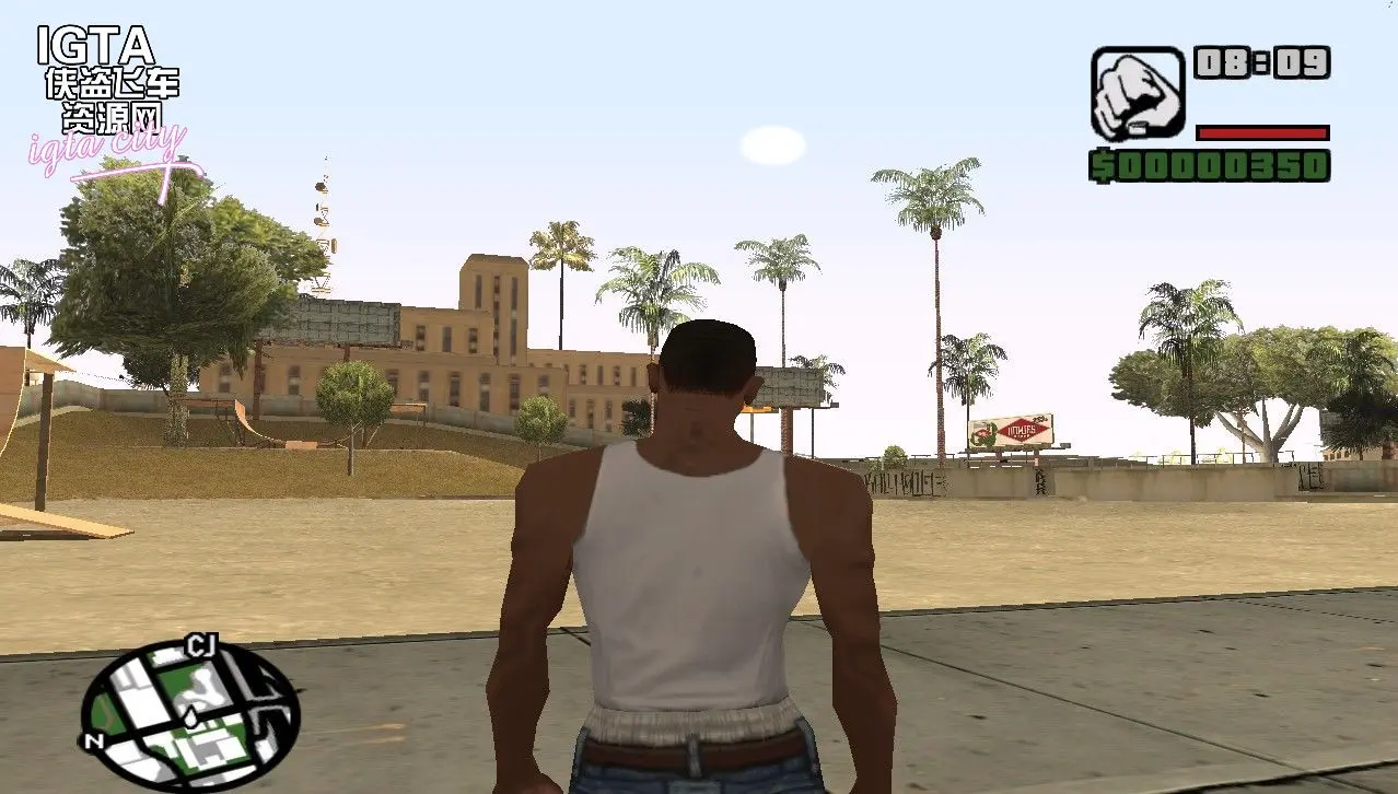 [圣安地列斯]高材质晴天天空补丁下载-IGTA奇幻游戏城-GTA5MOD资源网