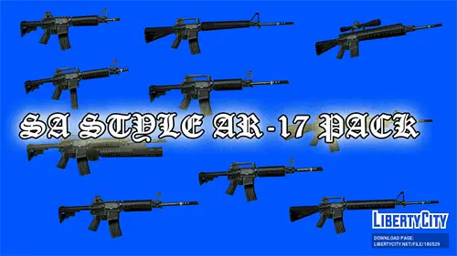 [圣安地列斯]AR-15突击步枪-IGTA奇幻游戏城-GTA5MOD资源网
