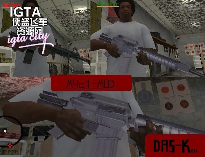 [圣安地列斯]M4A1卡宾枪-IGTA奇幻游戏城-GTA5MOD资源网