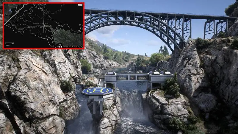 图片[2]-GTA5 雷通峡谷 桥下豪宅 Mansion under the bridge 覆盖版【10.0MB】-IGTA奇幻游戏城-GTA5MOD资源网